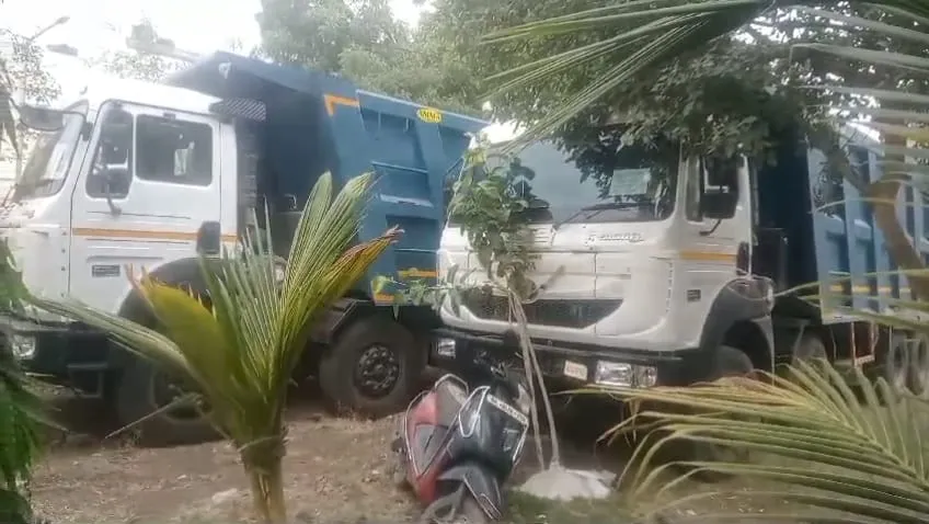 अवैध वाळू वाहतूक करणारऱ्या लिलाव धारकावर कारवाई, स्थानिक गुन्हे शाखेची कारवाई